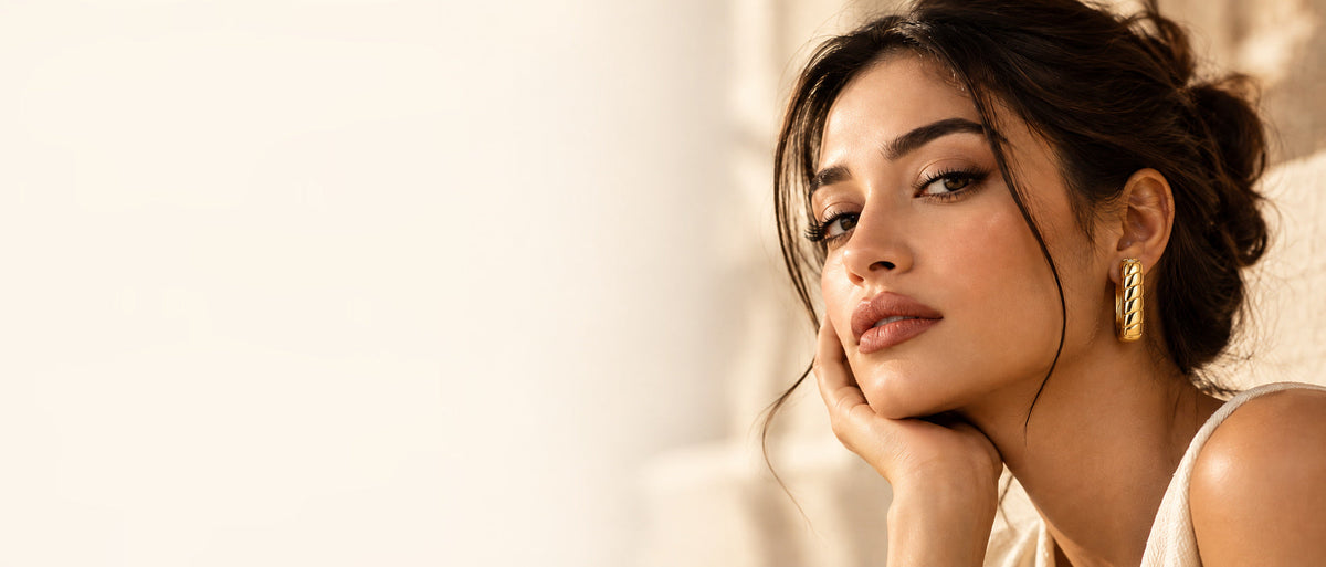 BRIONTI — earrings collection editorial banner