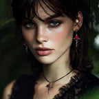 Thorned Rose Cross Set
